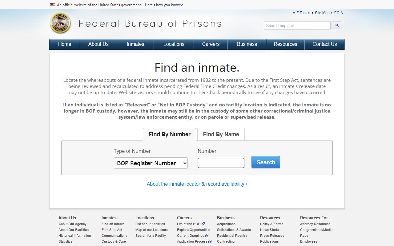 Federal Bureau of Prisons inmate locator for Milwaukee County released inmates